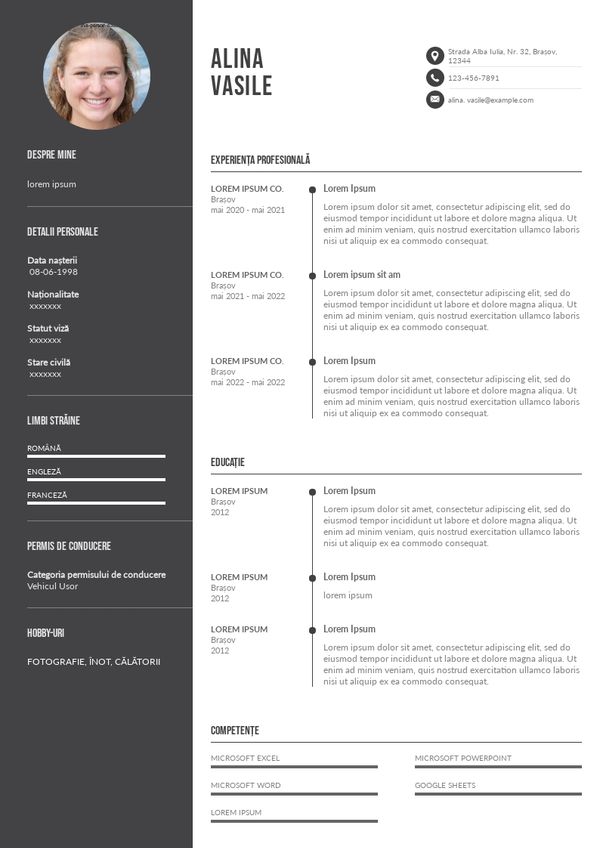 Manager de magazin CV