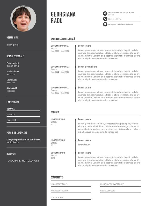 Student Profesor CV